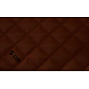 Simili cuir matelassé 5X5 cm, 540 g/m², largeur 145 cm, bordeaux