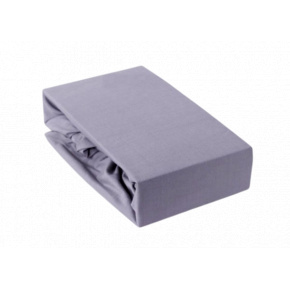 Drap Housse Jersey avec élastique, 90x200 cm Gris