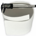 Feutrine technique 5 mm, 750 g/m², largeur 150 cm, blanche