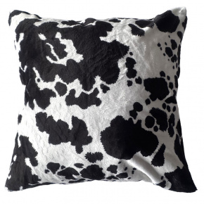 Housse de coussin déco 40x40 cm, Noir