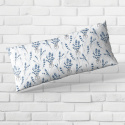 Linge de lit en flanelle avec fermeture, couleur Bleu, 140x200 cm