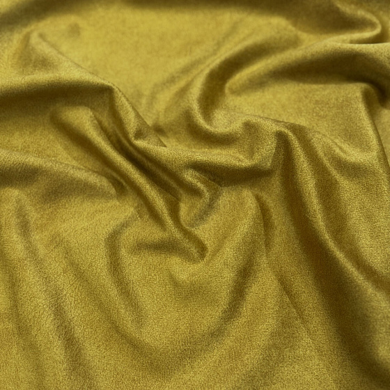 Velurová potahová látka Salvador Okra pro nábytek, metráž - Pet Proof