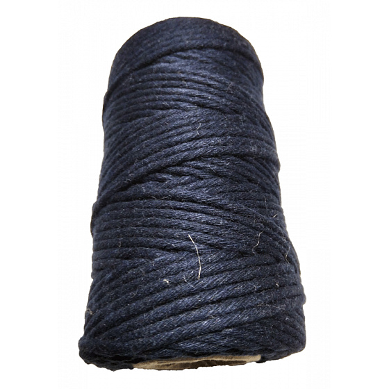 Šňůra pletená bavlněná barva granátová 40 m