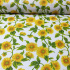 Tissu en coton au mètre, 125 g/m², largeur 160 cm, imprimé à fleurs tournesol
