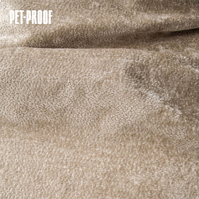 Tissu d'ameublement Aphrodite Beige, super doux et lisse, Pet proof