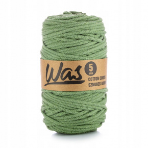 Cordons tressé coton 5 mm, 100 m, couleur pistaches 240