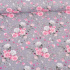 Tissu en coton au mètre, 125 g/m², largeur 160 cm, imprimé à fleurs