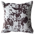 Housse de coussin déco 40x40 cm, Marron