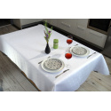 Nappe déperlante Rhombe, 140x180 cm, couleur Blanche,  anti tache