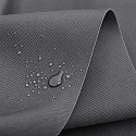 Voile d’ombrage rectangulaire 3x5 m, Oxford 165 g/m², protection contre le soleil avec protection UV, gris