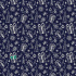 Tissus en coton de Noël au mètre, 160 cm motif Noël Bleu Marine