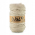 Cordons tressé coton 5 mm, 100 m, couleur biege clair 320