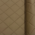 Simili cuir matelassé 5X5 cm, 540 g/m², largeur 145 cm, cappuccino