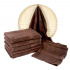 Serviette de bain 50x100 cm, couleur marrone