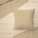 Tissu en coton uni au mètre, 125 g/m², largeur 160 cm, cappuccino