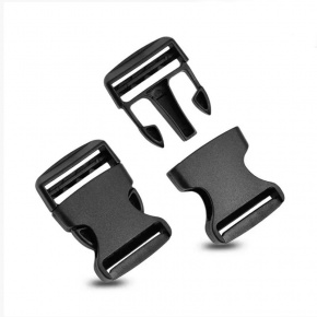 Boucles à ouverture rapide en plastique 25 mm couleur noir