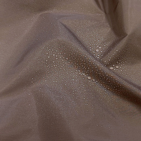 Tissu déperlant imperméable pour veste, 60 g/m², 150 cm, coloris marron