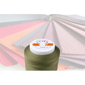 Fils à coudre d'ameublement TYTAN 60E 1000 m couleur khaki 2582