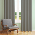 Tissu en coton uni au mètre, 125 g/m², largeur 160 cm, gris foncé 