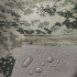 Tissu extérieur Imperméable PVC Codura 600D, 360 g/m², 150 cm, Militaire Titan