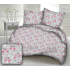 Tissu coton au métre imprimé Flamant Baby couleur gris