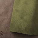 Tissu d'ameublement en velours Salvador Olive pour meubles, au mètre - Pet Proof