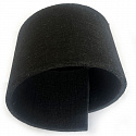 Feutrine technique 8 mm, 1200 g/m², largeur 160 cm, noir