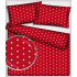 Tissu coton au mètre, 125 g/m², largeur 160 cm, imprimé Etoiles rouge   
