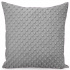 Housse de coussin micropeluche 40X40 cm, Gris