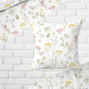 Linge de lit en coton avec fermeture, couleur Blanche, 140x200 cm 