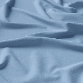 Tissu en coton uni au mètre, 125 g/m², largeur 160 cm, bleu clair