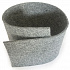 Feutrine technique 4 mm, 550 g/m², largeur 165 cm, gris