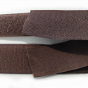Auto agrippant à coudre piece crochet et boucle marron 30 mm 25m