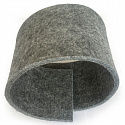 Feutrine technique 9 mm, 1200 g/m², largeur 160 cm, gris