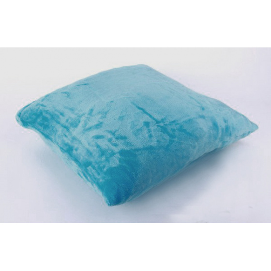 Housse d'oreiller en micro peluche - UNI outremer - 40X40cm