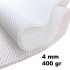 Tissu en maille 3D (spacer), 400 g/m², largeur 150 cm, Blanche, 4mm