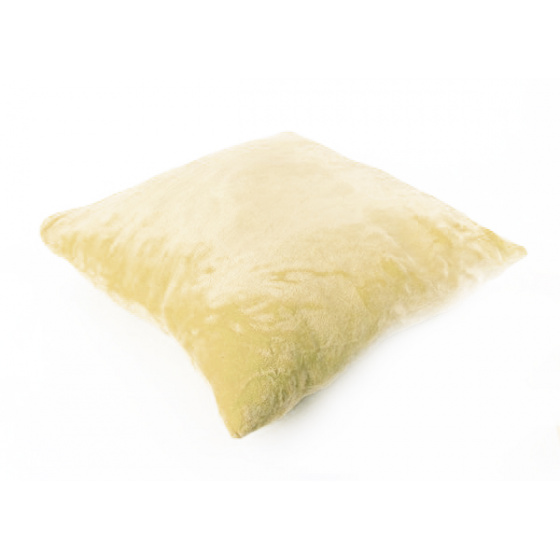 Housse d'oreiller en micro peluche - UNI crème - 40X40cm