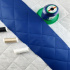 Simili cuir matelassé 5X5 cm, 540 g/m², largeur 145 cm, chaber