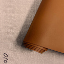 Le cuir écologique couleur marron clair STANDART