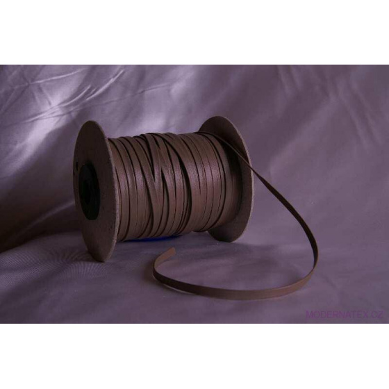 Passepoil simili cuir couleur marron 10 mm