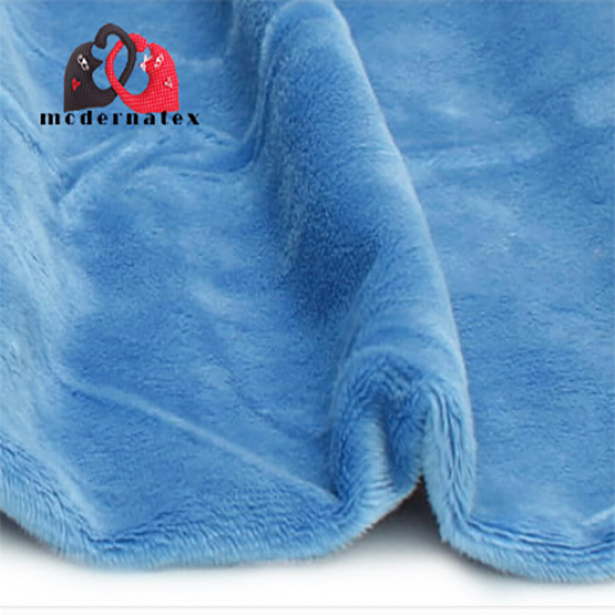 Minky mikroplyš jednobarevné barva MODRÁ