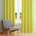 Tissu en coton uni au mètre, 125 g/m², largeur 160 cm, citron