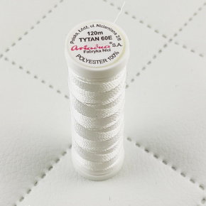 Fils à coudre d'ameublement TYTAN 60E 120 m couleur blanche 2500 SMALL