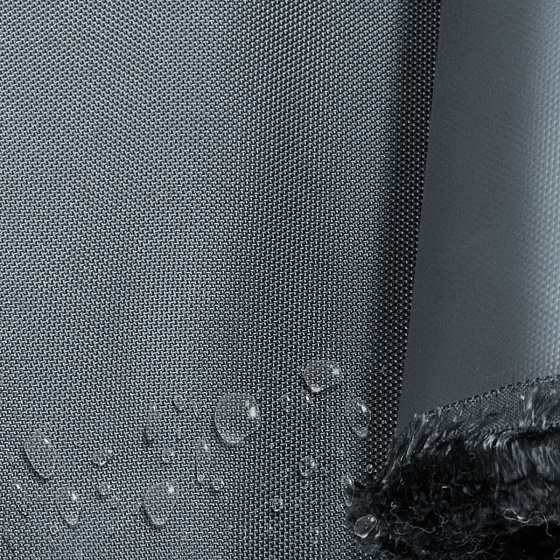 Tissu extérieur Imperméable PVC Codura 1680D, 546 g/m², 150 cm, Graphite