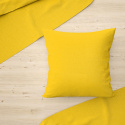 Tissu en coton uni au mètre, 125 g/m², largeur 160 cm, jaune