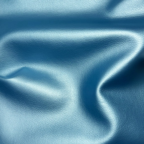 Simili cuir Souple glacé au mètre, 380 g/m², largeur 145 cm, bleu