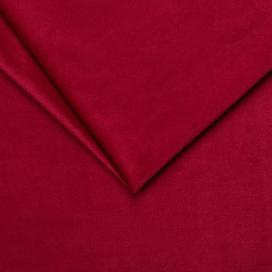 Tissu d'ameublement velours Tiffany est super doux et lisse, Pet Proof, Dark Red