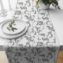 Tissu coton au métre imprimé Oriental blanche 306