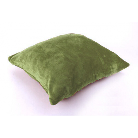 Housse d'oreiller en Velours Olive 40X40 cm