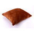 Housse d'oreiller en Velours Marron 40X40 cm